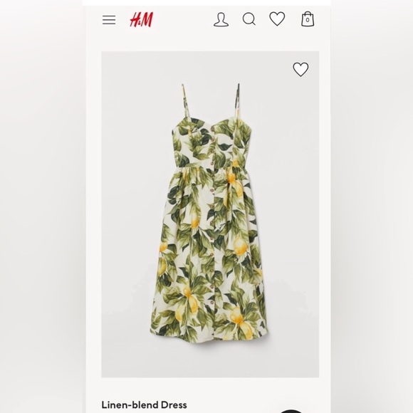 COPY - H&M Lemon Dress - Picture 1 of 3